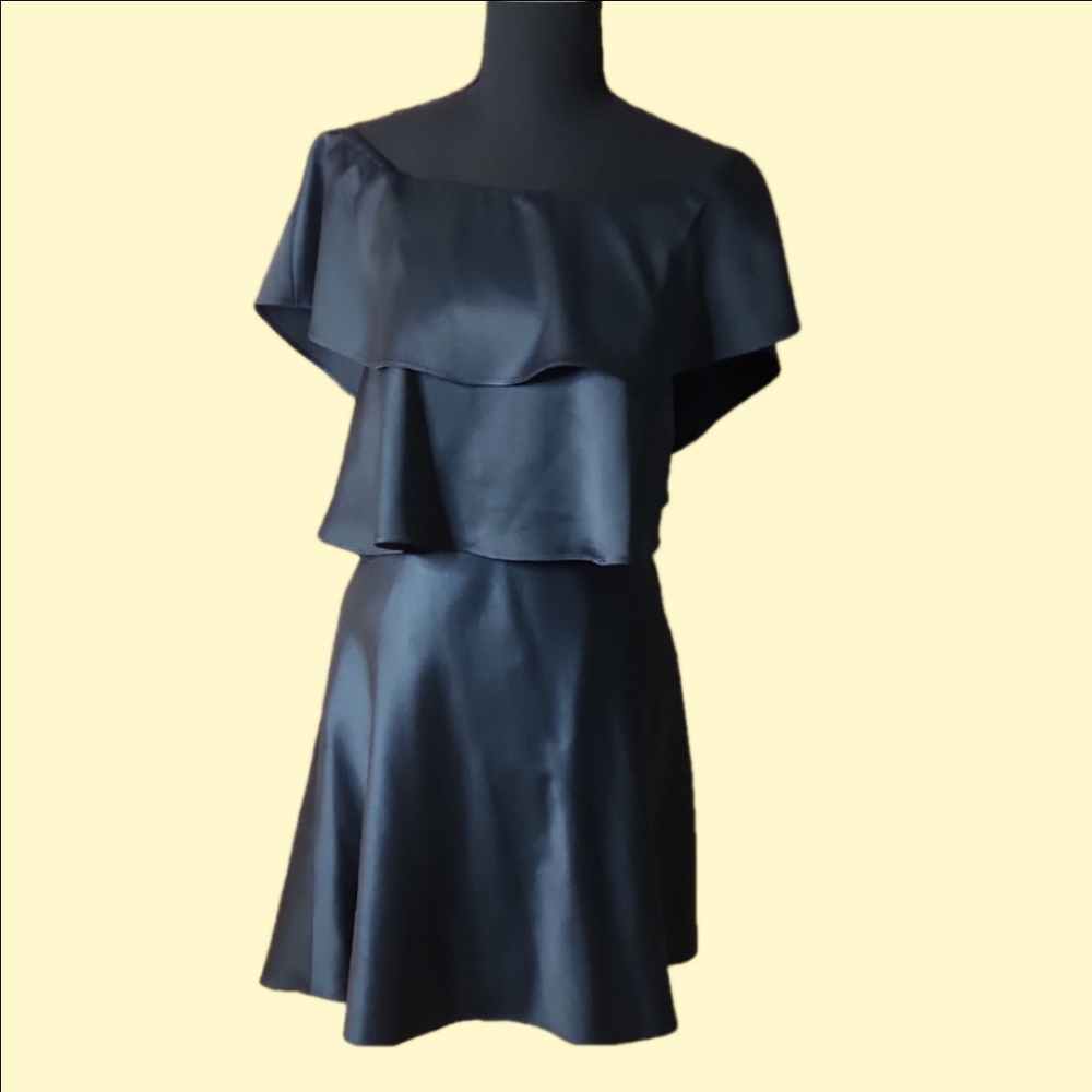 Eliza J Black Off-Shoulder Dress, Size 6